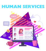 human services badge 1