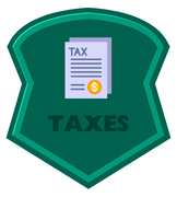 taxes badge services badge